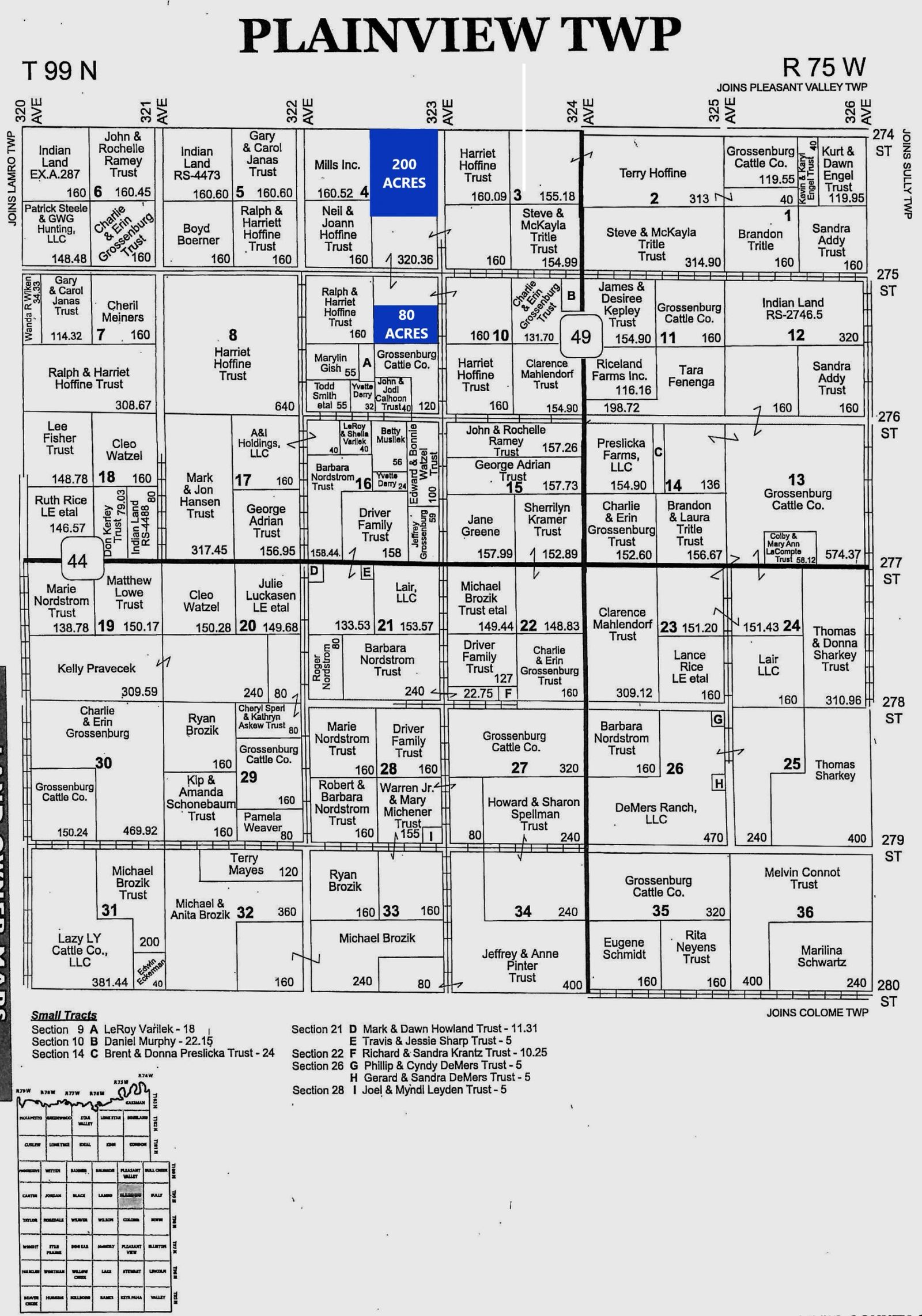 280 +/- Acres Pasture/Crop Land, Plainview Twp, Tripp Co, SD — Winner, SD real estate photo thumbnail 27