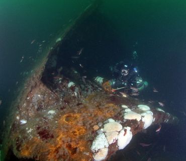 Stolt Degali wreck New Jersey Rebreather Diver