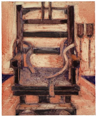 THE FIRST CHAIR,  Monotype,  Image Size: 6.5" h X 4" w