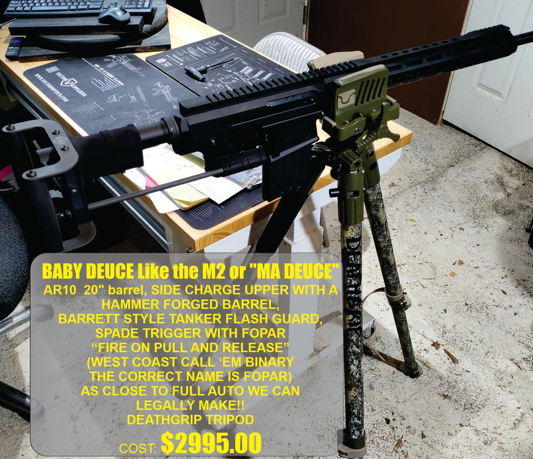 Totally cool and easily convertible back to a standard AR-10!
