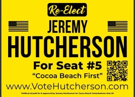 Re-Elect Jeremy Hutcherson