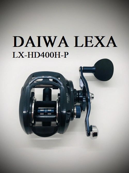 Daiwa LX-HD400PWR-P Lexa 400 HD Baitcasting Reel  6CRBB+1