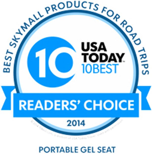 The award for Best Skymall Products For Road Trips Readers' Choice award. USA today 10 best 2014