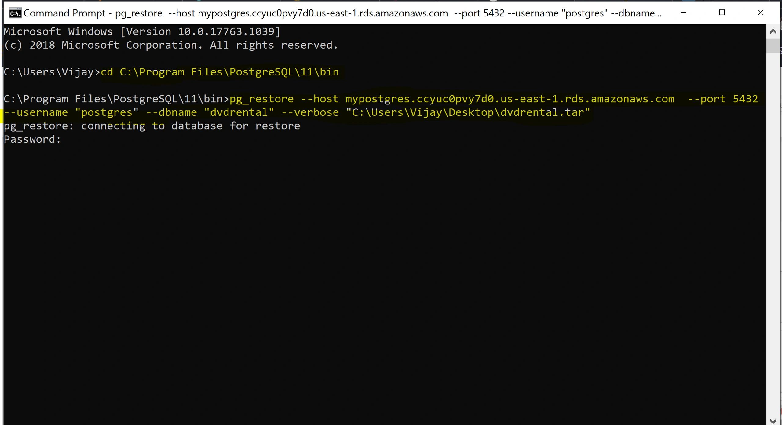 Creating a Free RDS PostgreSQL Database in AWS