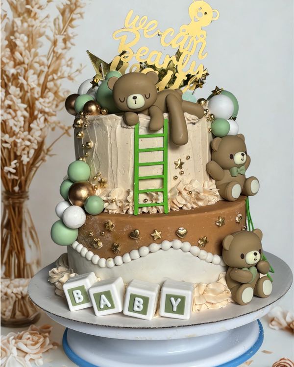 gluten free baby shower cake