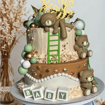 Gluten Free Baby Shower Cake