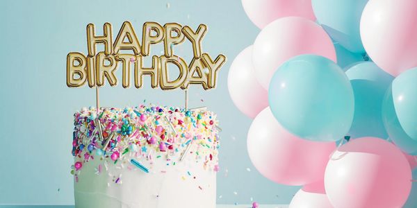 Birthday cake decorations for children's party packages