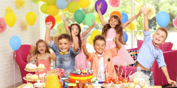 Children's party package setup options