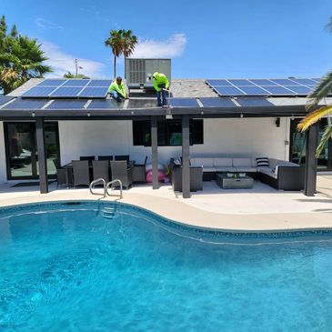 Solar Pool Heating Panels Replacement Solar Energy LV Las Vegas NV 