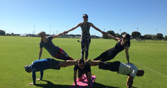 group yoga and acroyoga classes