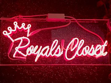 Royals Closet custom Neon Sign
