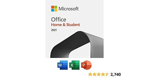 Microsoft Office 2021 Home & Student ( 1 PC/MAC) Retail Download