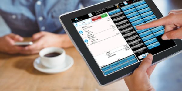 Tablet side order taking at restaurant