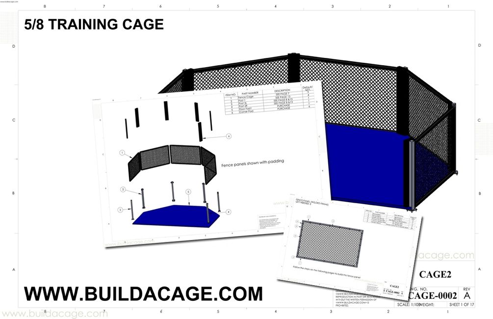 MMA TRAINING CAGE PLANS BUILD A MMA CAGE