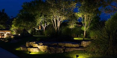 Expert low voltage lighting installation to enhance your landscape's beauty and safety.