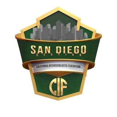 San Diego CIF Section logo with city skyline.