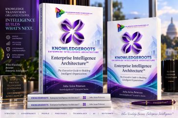 Book cover of KnowledgeRoots Enterprise Intelligence Architecture.