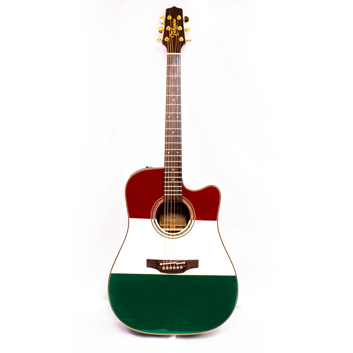 Guitarra Electroacústica Takamine P5DC Modificado Tricolor México