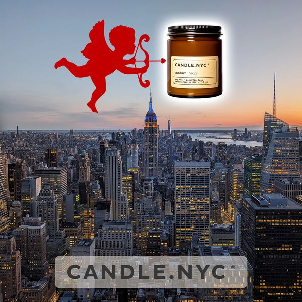 Empire State Building CANDLE NYC Valentines Day