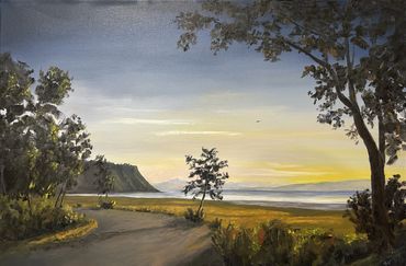 Coastal Trail, Anchorage, 30" x 20"