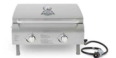 Hook it up to your LP tanks for easy outside grilling