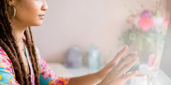 Demonstration of remote energy healing.