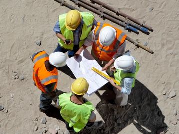commercial concrete slabs and walls installation