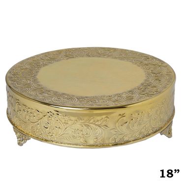 18" GOLD CAKE STAND