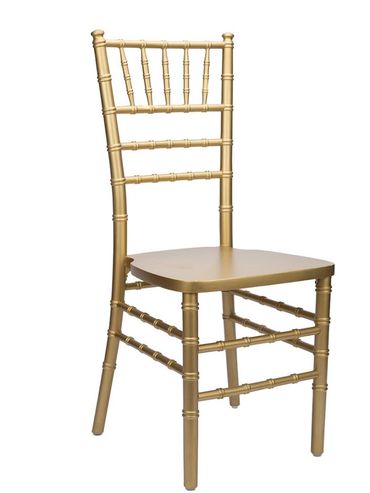 GOLD CHIAVARI CHAIR 
*BLACK OR WHITE CUSSION