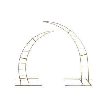 ASYMETRICAL ARCHES 5' , 7' 
*AVAILIBLE OIN WHITE, BLACK, GOLD, SILVER 