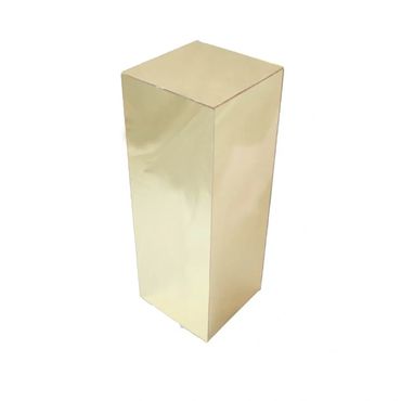 GOLD CHROME PLEXI GLASS COLUMN