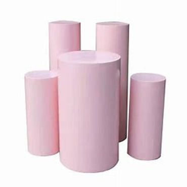 BABY PINK PLINTHS 
AVAILIBLE IN 19.8", 21.8", 23.8", 29.5", 35.5"