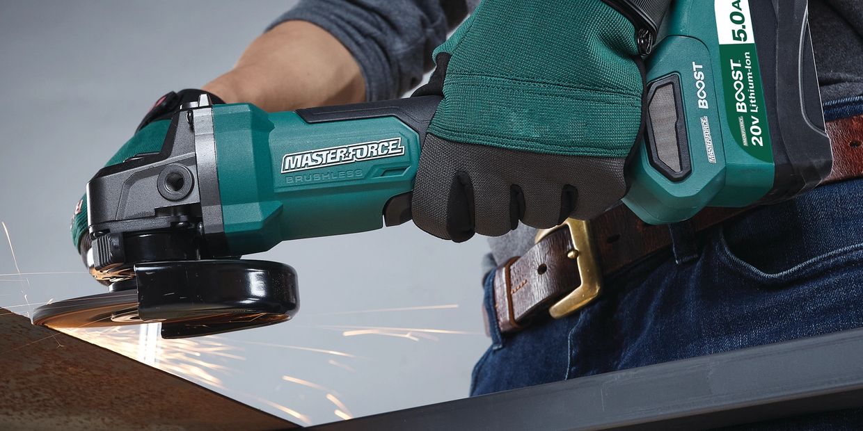 Masterforce Boost 20V Cordless Angle Grinder 2903 - Pro Tool Reviews