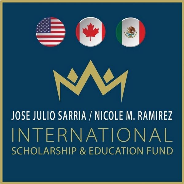 Logo for the Jose Julio Sarria and Nicole M. Ramirez International Scholarship &amp; Education Fund.