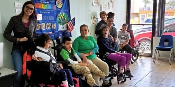 Group of disabled kids and their caretakers that we’ve worked with <3