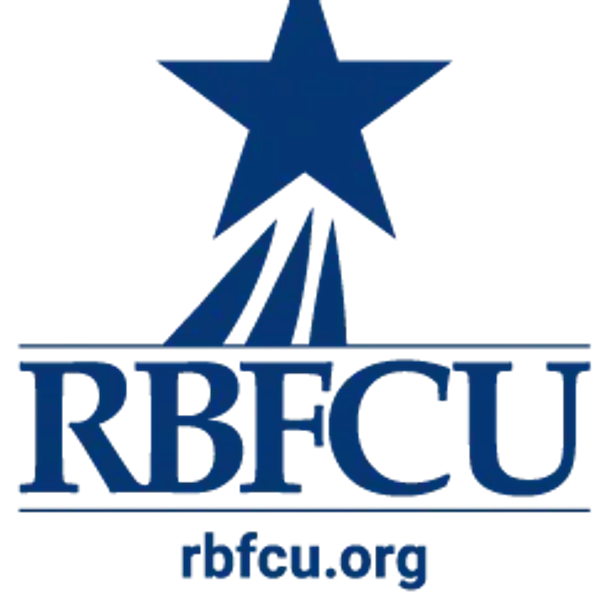 RBFCU logo with a blue star and website URL.
