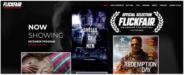 We are excited to have our feature film "Shells of Men" as an official selection and now streaming o