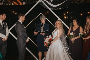 Beautiful bride and groom 