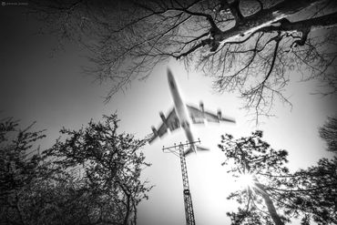 airplane fine art photo by ahmad alnaji professional architecture photographer based in dubai