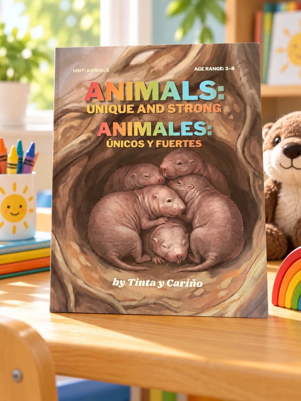 Animals: Unique and Strong book display