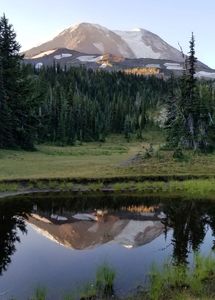 Mt. Adams at Killen Creek on the Pacific Crest Trail.