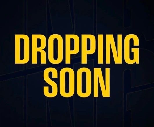 Text says 'DROPPING SOON' in bold yellow on dark background.