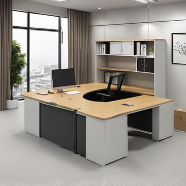 Efficient workspace with office cabin furniture 
