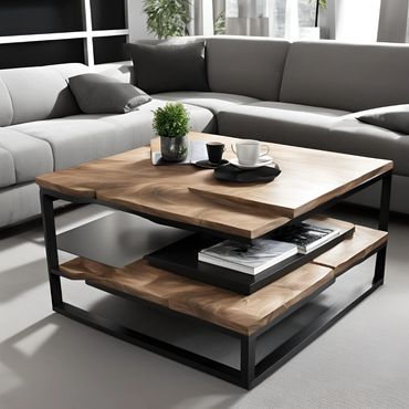 Comfortable and stylish coffee table in an office 