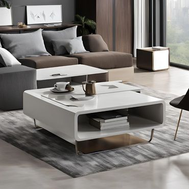 Contemporary coffee table upgrading office lounge 