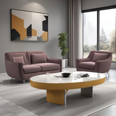 Premium quality coffee table complementing office decor