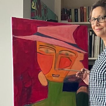 Runima Kakoty in her studio