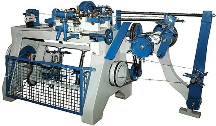 barbed wire making machine