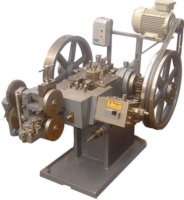 Rivet making machine double stroke