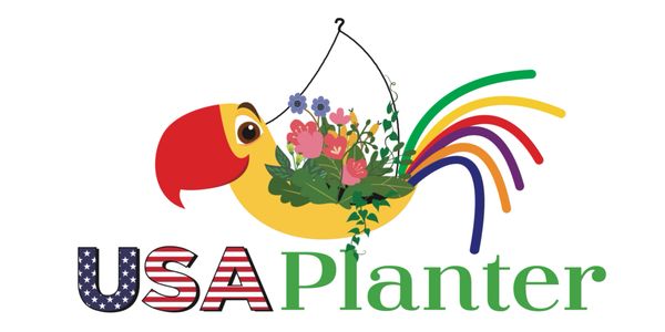 Birdplanter parrot planters hanging planter have bright and vibrant colors veteran owned garden stuff